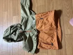 THE NORTH FACE ジャケット 90サイズ オリーブグリーン/オレンジ