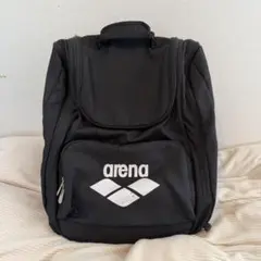 arena [アリーナ]バックパック　リュック　ブラック