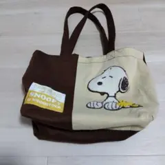 ✶PEANUTS スヌーピー トートバッグ ブラウン