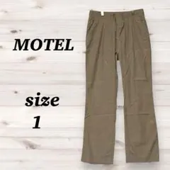 カジュアルパンツ ベージュ 綿混　ウエストゴム　薄手　メンズ　Lサイズ相当