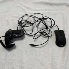 PS4 有線コントローラーとマウスセット