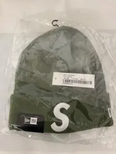 Supreme New Era S Logo Beanie オリーブ　ビーニー