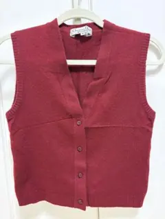 ⭐︎Christian Dior ⭐︎ニットベスト M ワインレッド