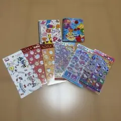 ハローキティ シールとスパイラルノートセット
