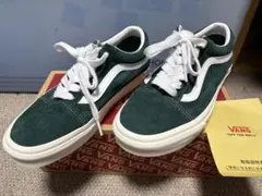 未使用品　VANS オールドスクール　スニーカー 23.5 ジャングルグリーン