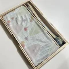 カワイイ　花柄　シルク　帯揚げ＆帯締めセット　着物スキ倶楽部　７５３