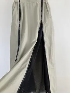 ゆ*べ様 美品 ◆ Risley ジップ スカート SM グリーンベージュ系 メのサムネイル