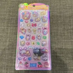 値下げ　うるちゅるポップシール　フワフワらびちゃん