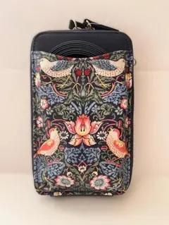 モリス スマホショルダーバッグ いちご泥棒