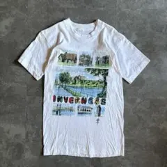 80s 90s ヴィンテージ Tシャツ ホワイト S シングルステッチ ユーロ