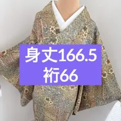 トールサイズ 単衣仕立て 紬 着物 淡いブルー 花柄 正絹 - メルカリ
