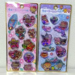 正規品 ウォーターinシール 日焼けキティ サンリオキャラクターズ ２点セット