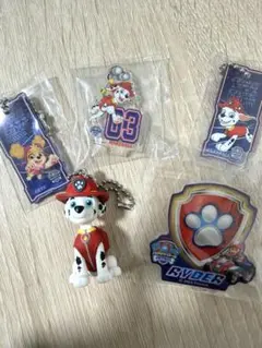 【未使用】パウ・パトロール キーホルダー/アクリルスタンド/バッチ