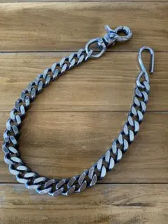 NANAさま専用銀厚ウォレットチェーン45cm2本 ナスカン ハンドメイドS