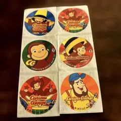 おさるのジョージ　シール6点