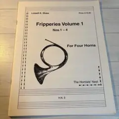 Fripperies Volume 1 Nos. 1-4 楽譜 輸入