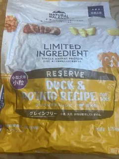 ナチュラルバランス LID RESERVE ダック&ポテトレシピ小粒 1.8kgのサムネイル