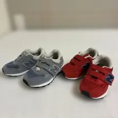 New Balance 313 レッド ベビーシューズ