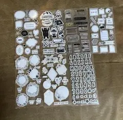 スタンプ　はんこ　コラージュ　手帳デコ　スタンプシート　まとめ売り