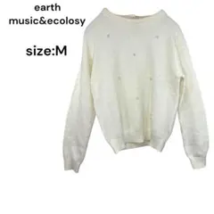 earth music&ecolosy ニット　トップス　セーター　Ｍ　かわいい