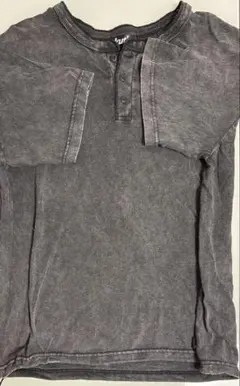 kutir ヘンリーネック Tシャツ チャコールグレーのサムネイル