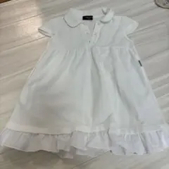 コムサイズム　100cm ワンピース　白　半袖