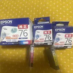 純正 EPSON IC4CL76 インクカートリッジ 2個セット 期限切れ - メルカリ