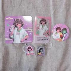 極楽湯 ミルサブ マキナ チハル クリアカード ボトルマーカー コースター