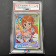 PSA10ナミ L リーダーパラレル(リーパラOP03-040 墨絵 強大な敵 - メルカリ