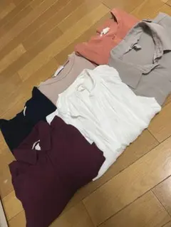 レディース服まとめ売上下9点セット春夏、スカート、シャツ、オフィスカジュアル