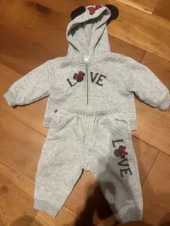 GAP ミッキー耳付きトレーナー・パンツセット 12-18ヶ月