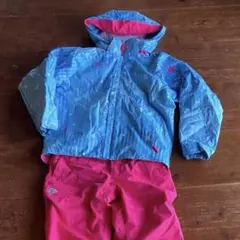 DESCENTE デサント　子供用スキーウェア上下セット　水色×ピンク　ジュニア