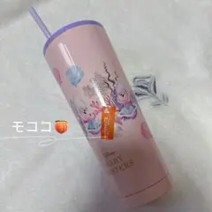 香港ディズニー　ヤングオイスター　ベビーオイスター　ストロー付き　タンブラー水筒