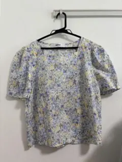 DHOLIC 花柄 半袖 ブラウス