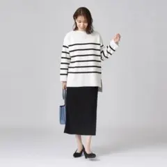 SHOO・LA・RUE ボーダーニット セーター フリーサイズ
