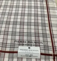 PIERRE BALMAIN チェック柄ハンカチ
