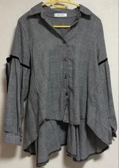 グレンチェック柄 シャツ ブラウス CECIL Mc BEEのサムネイル
