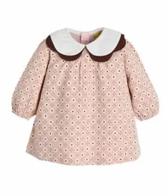 モイモルン花柄長袖ワンピース 80