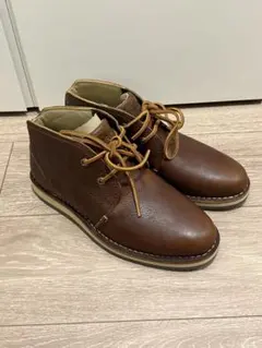 LACOSTE レザー チャッカブーツ ブラウン 28.5 - メルカリ