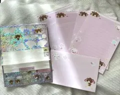 シュガーバニーズ　レターセット　シール付き　サンリオ　✨