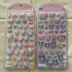 カラフルキャラクターシール 2シートセット