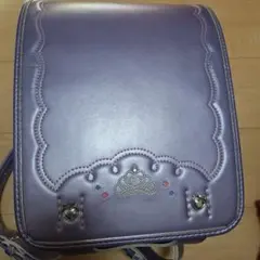 ランドセル パープル クラウン刺繍