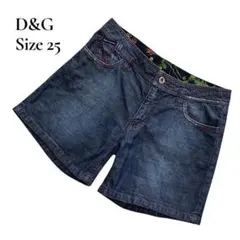 【D&G】ドルチェ&ガッバーナ デニム ショートパンツ Size25のサムネイル