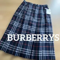 ♠️レア♠️Burberry's♠️ネイビープリーツスカート♠️チェック