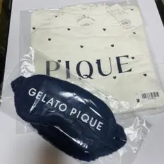 新品　ジェラートピケハート柄ロンT&ショートパンツ&アイマスクセット