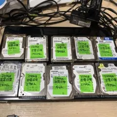 916 HDD 2.5インチ 正常 120GB 160GB 250GB 10個