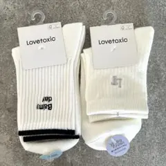 Lovetoxic ソックス 2足セット 20-25cm