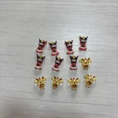 サンリオクリスマスネイルパーツ クロミ×7 ポムポムプリン×5