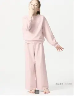GIRLS エアリズムウルトラストレッチセット ピンク 150