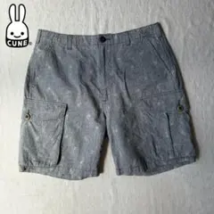 CUNE キューン シャンブレー ハーフパンツ カーゴ うさぎ 総柄 2のサムネイル